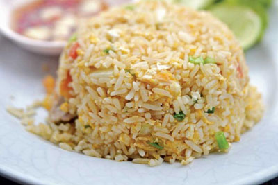803 - Khao Pad Poo - Stir-fried rice with eggs